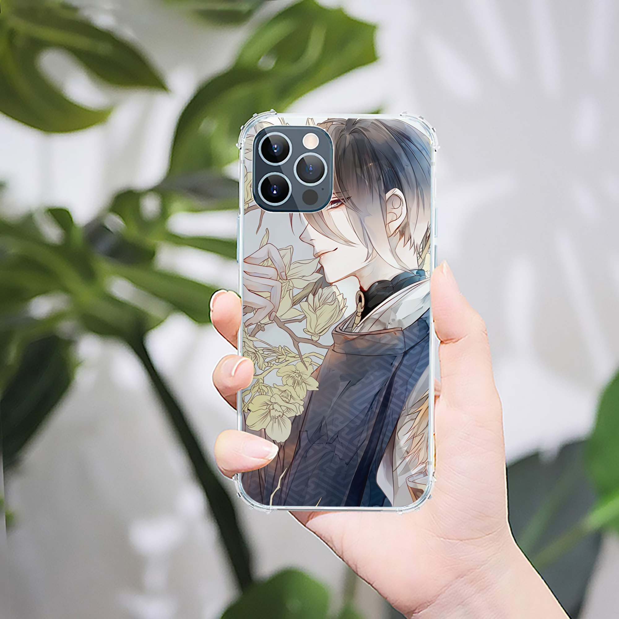 （画像用） 刀剣乱舞 Touken Ranbu 【iPhone 12シリーズ対応】透明スマホケース（クリアソフトケース）